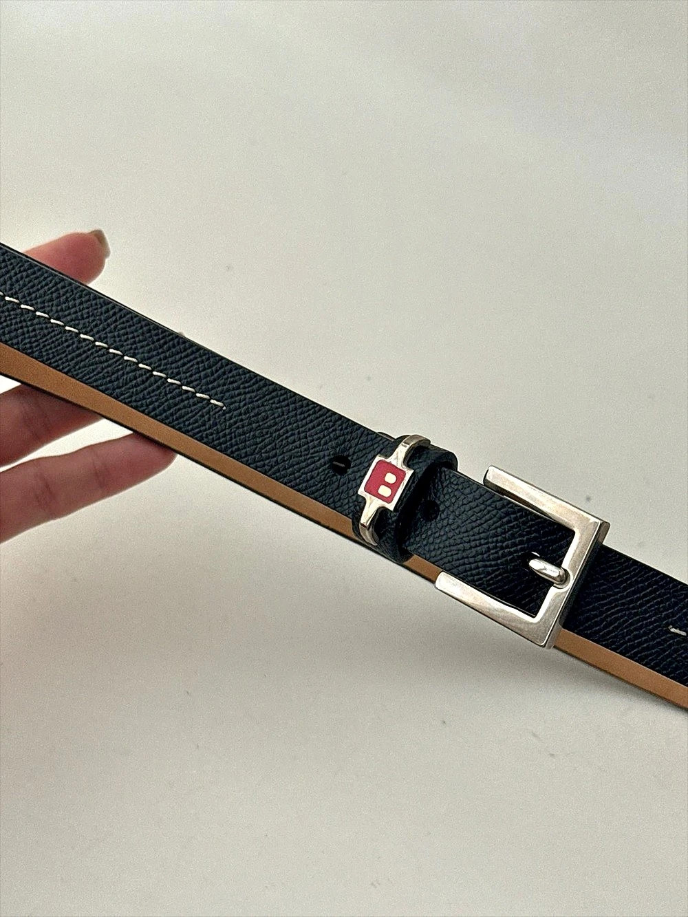 Bally black genuine leather belt size 75/30 made in Italy